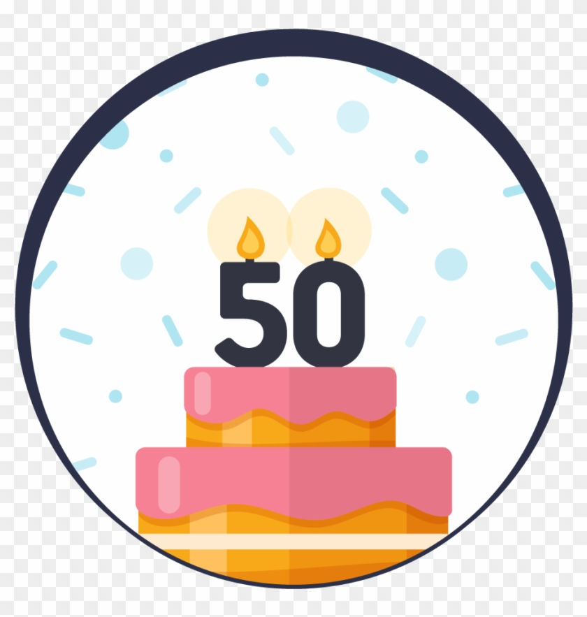 Robins' Nest 50th Birthday Wishes - Circle Clipart #270275