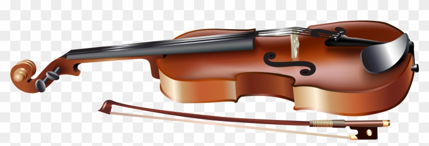 Violin With Bow Png Clipart 900 - Violin Clipart Png Transparent Png