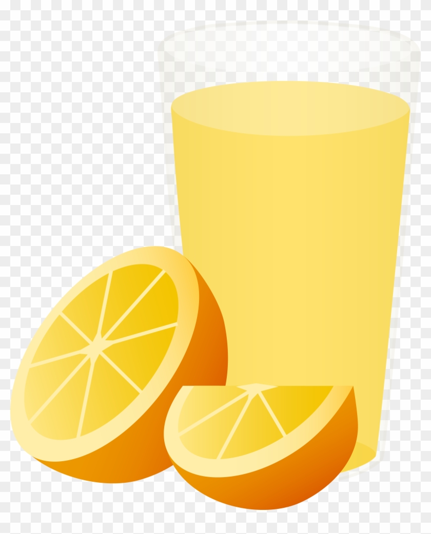 4348 X 5191 6 - Glass Of Orange Juice Clipart - Png Download #270902