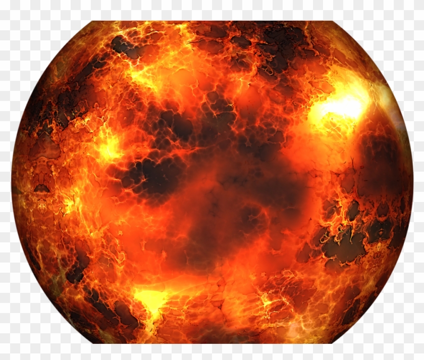 Circle Fire Moon Sun Orange Effects Fire Effects Circle - New Solar System Discovered 2018 Clipart #271120