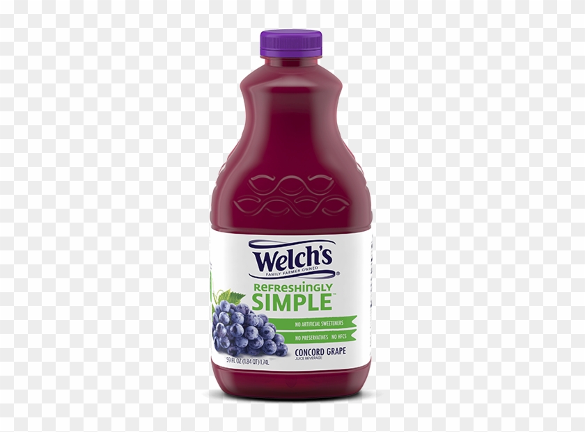 Refreshingly Simple Concord Grape Juice Cocktail - Welch's Refreshingly Simple Grape Juice Clipart #271243