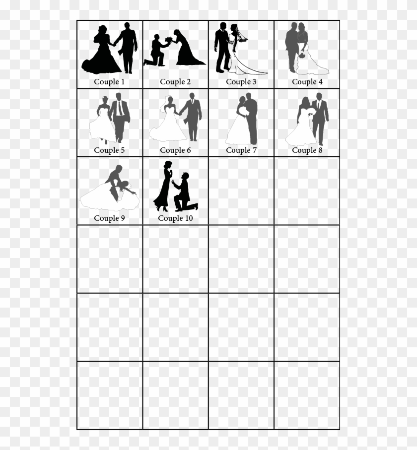 Civil Ceremony Symbols - Hindu Wedding Card Couple Clipart