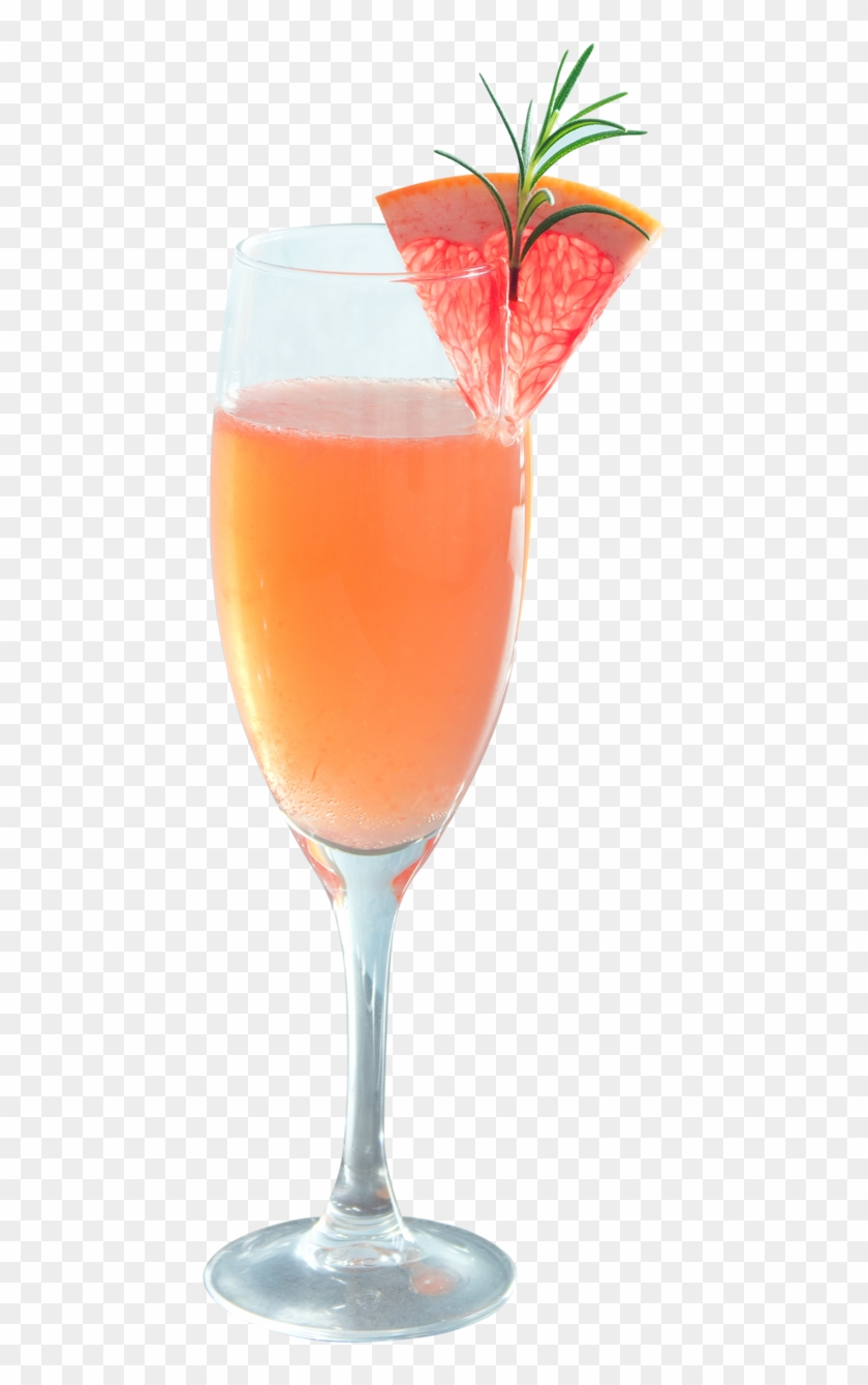 Grapefruit Cocktail - Wine Glass Clipart
