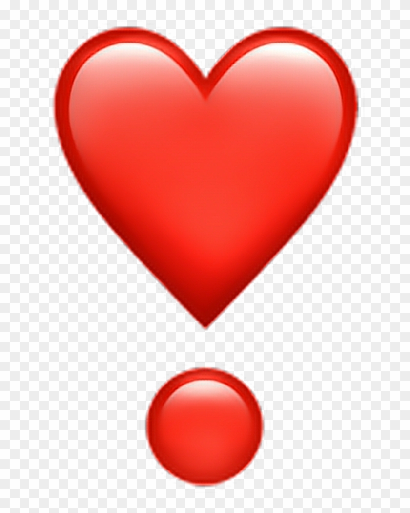 1024 X 1024 12 - Red Heart Emoji With Dot Clipart #271685