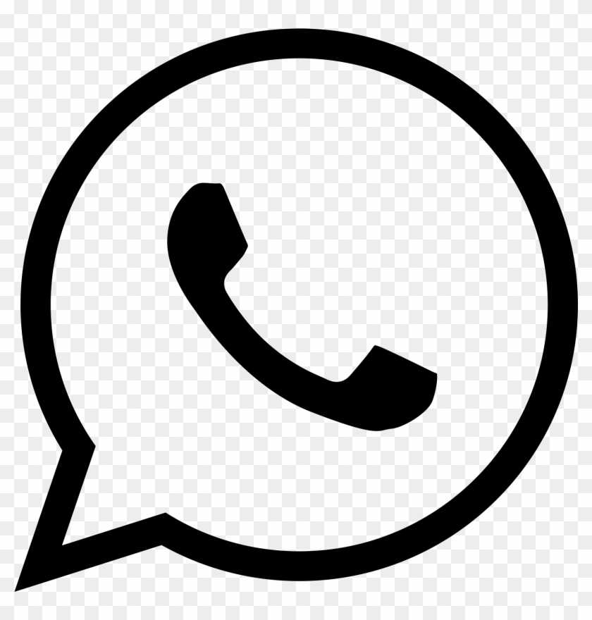 Download - Whatsapp Icon White Vector Clipart