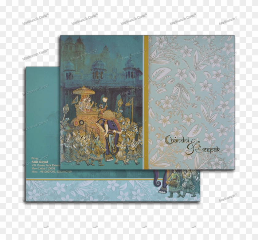 Hindu Wedding Cards - Motif Clipart #271870