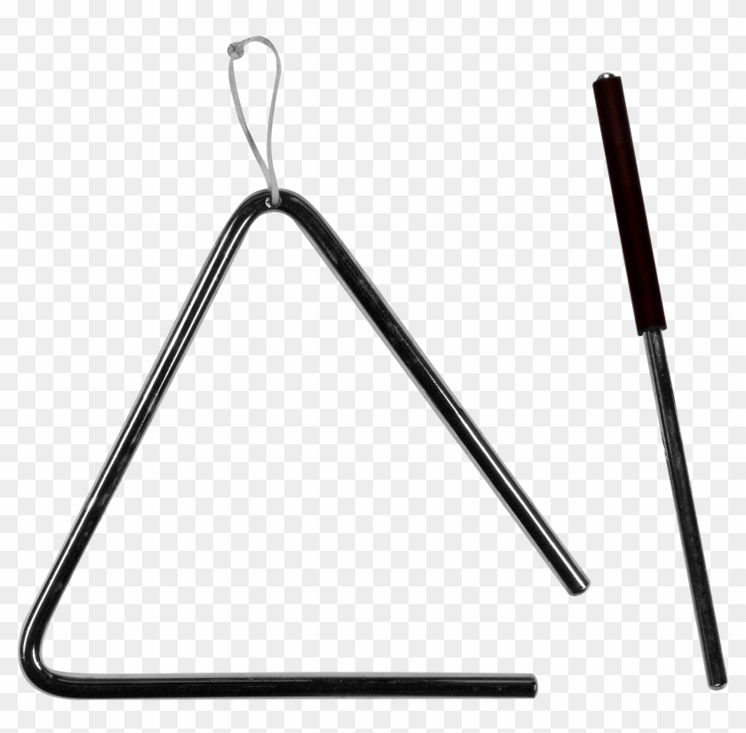Triangle Instrument And Stick - Triangle Musical Instrument Png Clipart