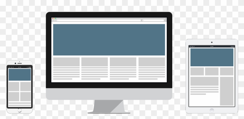Responsive Web Development - Responsive Website Mockup Png Clipart