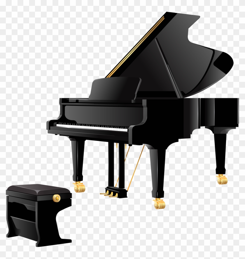Royal Grand Piano Png Clipart - Transparent Background Grand Piano Png
