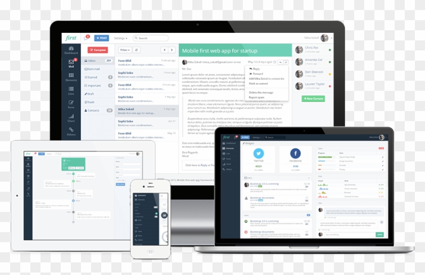 Responsive - Case Management Ui Ux Clipart #272527