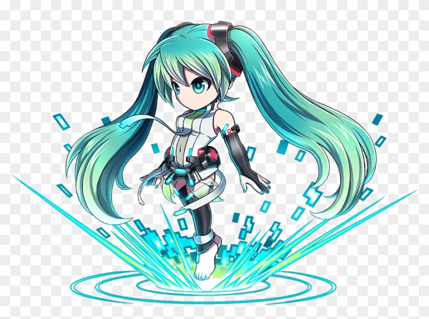 Hatsune Miku Brave Frontier , Png Download - Hatsune Miku Brave Frontier Clipart