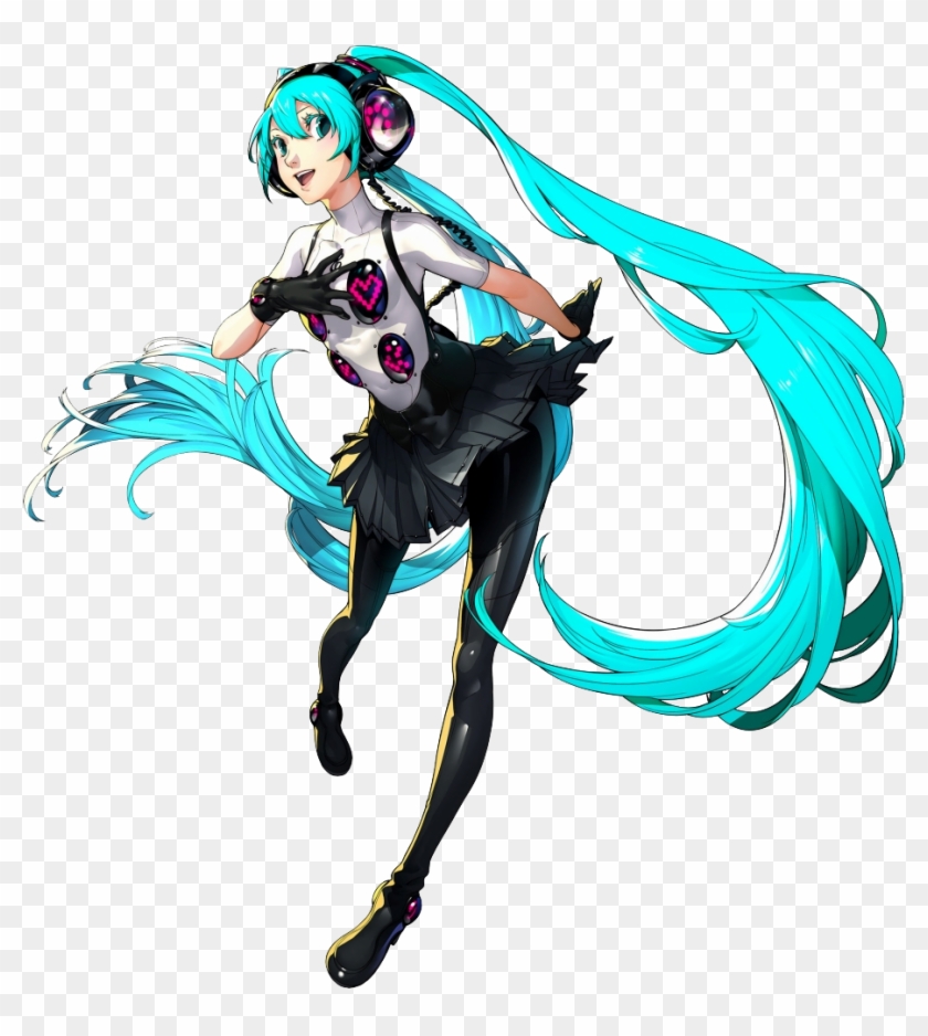 P4d Hatsune Miku - Persona 4 Dancing All Night Miku Clipart