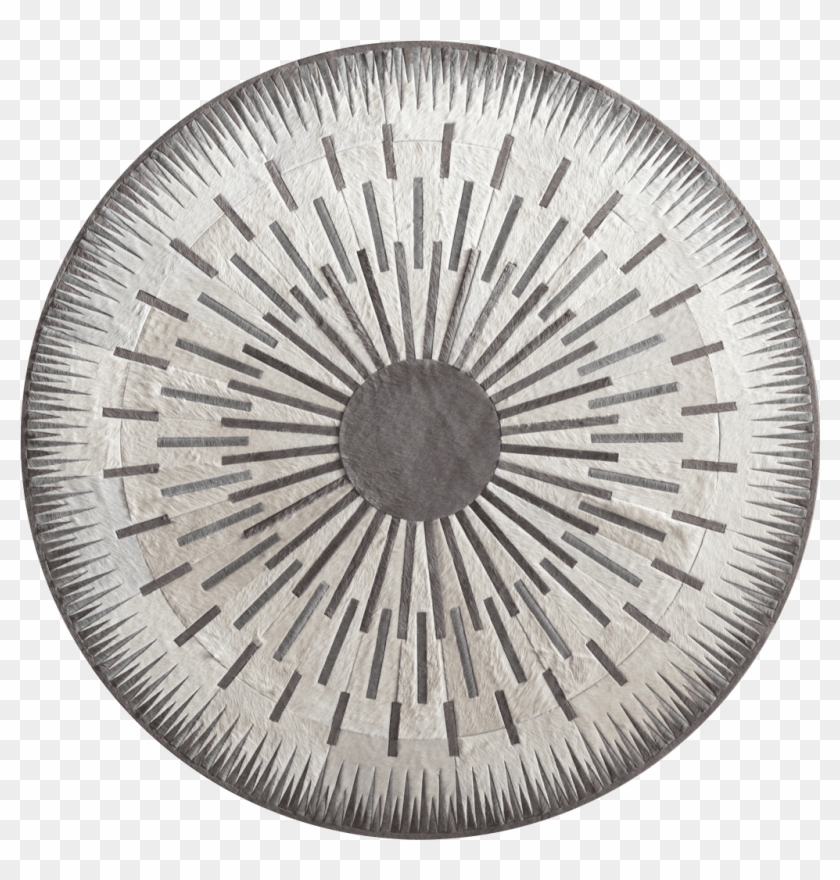 Kyle Bunting Custom Rug In Cream Silver And Stone-png - Kyle Bunting Rugs Round Clipart