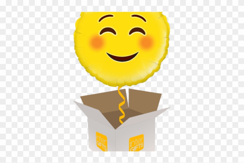 Blushing Emoji Clipart Scared - Balloon - Png Download