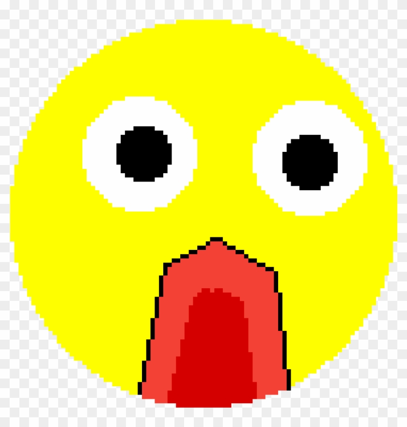 Download Shocked Emoji Image With No Background Png - Circle Clipart