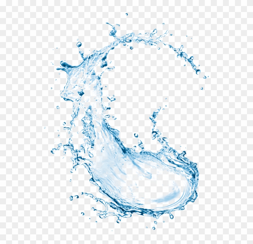 Blue Water Drop - Water Splash Effect Png Clipart #273672