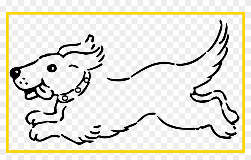 Clip Art Library Download Stunning Clip Art Pics For - Dog Running Clipart Black And White - Png Download #273675
