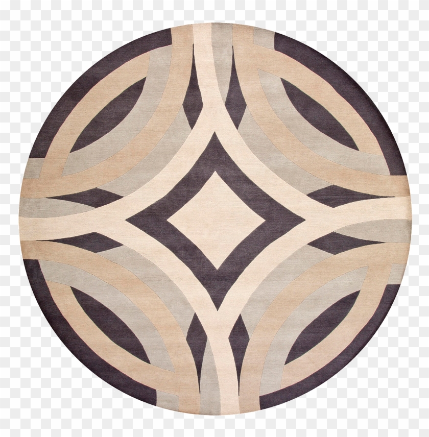 Modern Circle Carpet Modern Rug Png Colour Me Orange - Greg Natale St Tropez Carpet Clipart