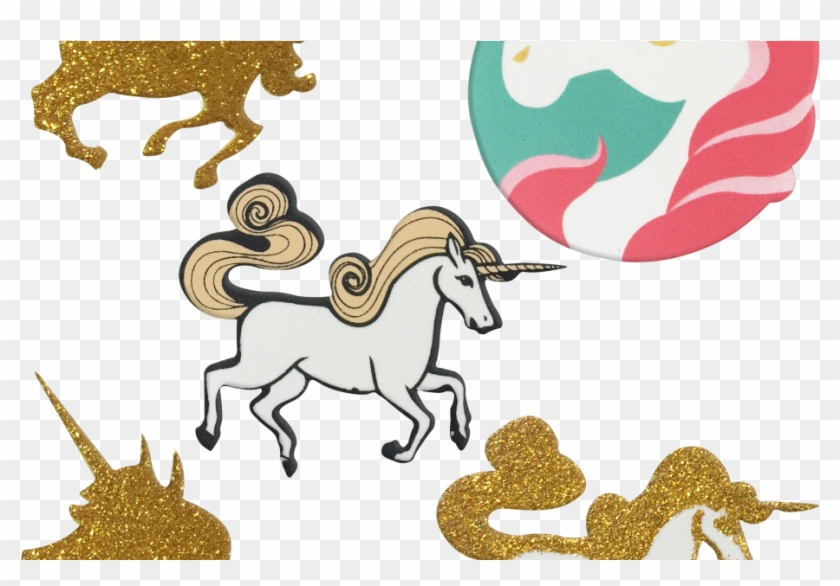 Aplique Ades 7 Cm Unicornio - Aplique De Unicornio Clipart #273862