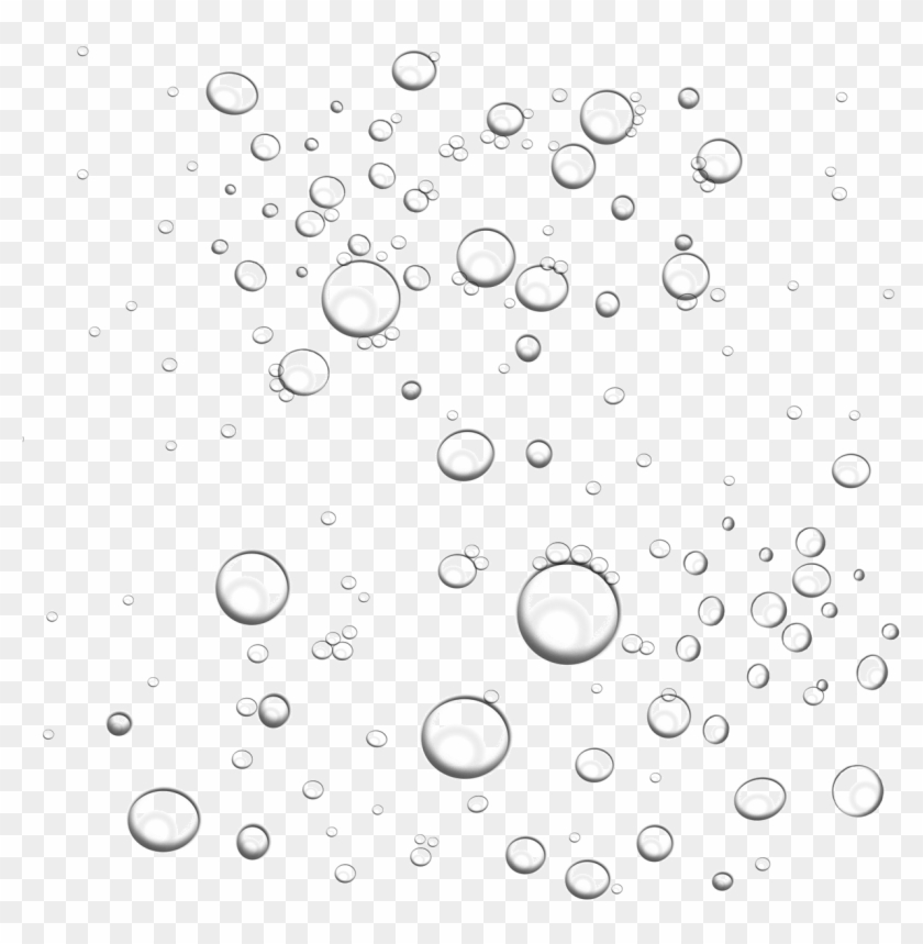 Drawn Water Droplets Juice - Circle Clipart #273915