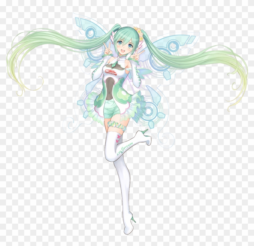 Una Hermosa Racing Miku De 2017 Ilustrada Por Tony - Hatsune Miku Racing Miku 2017 Clipart