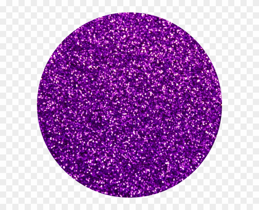 Purple Glitter Circle Clipart