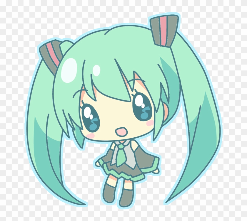 Hatsune Miku Clipart Anime Chibi - Hatsune Miku Chibi Drawing - Png Download #274209