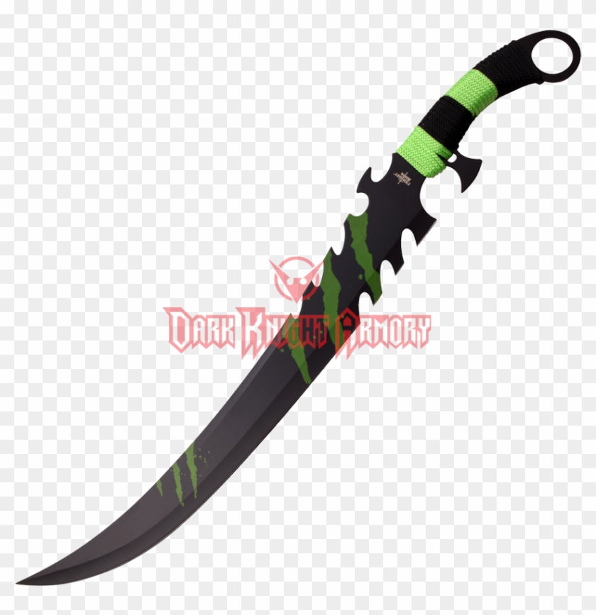 Fantasy Swords Green Clipart