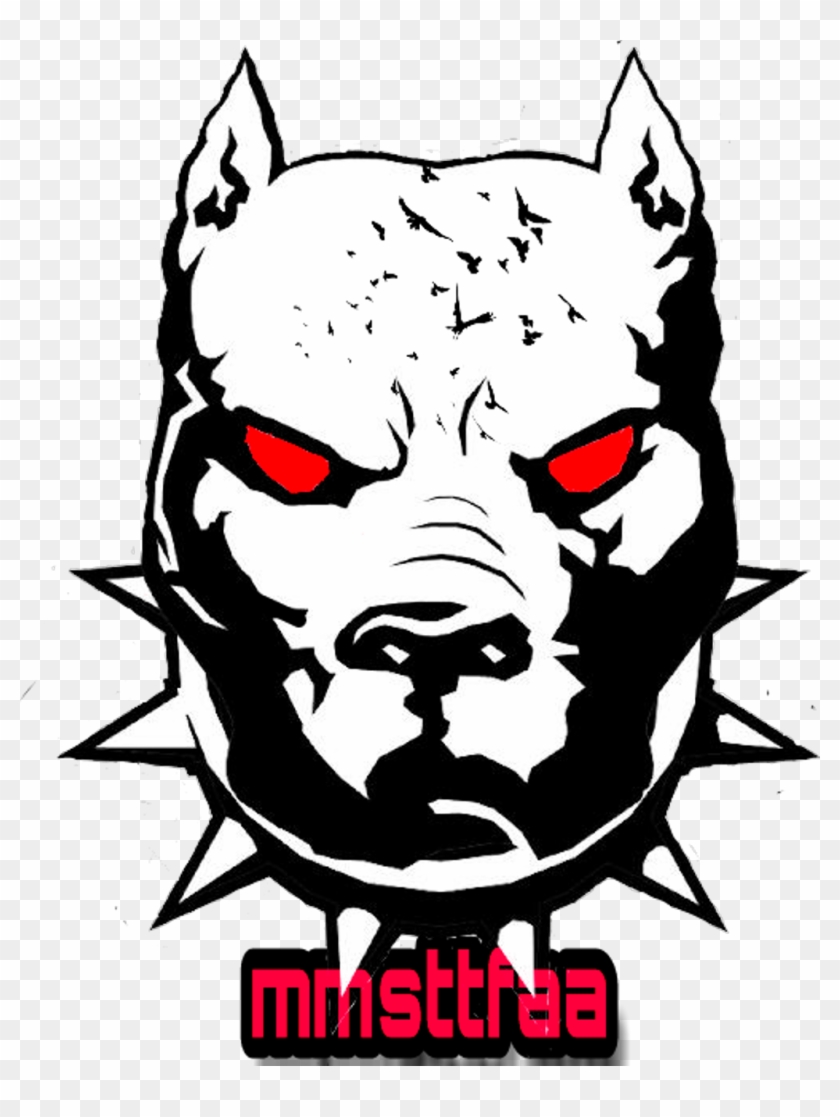 Pitbull Sticker - Pitbul Çıkartması Clipart