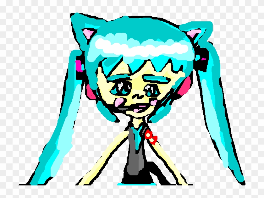 Hatsune Miku Clipart Neko - Hatsune Miku Neko Kawaii - Png Download #274334