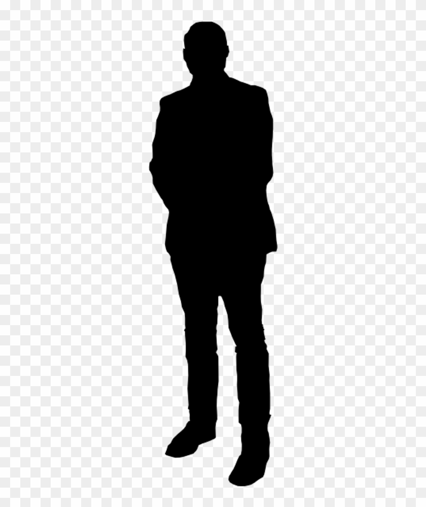 People Standing Silhouette Png - Silhouette Clipart