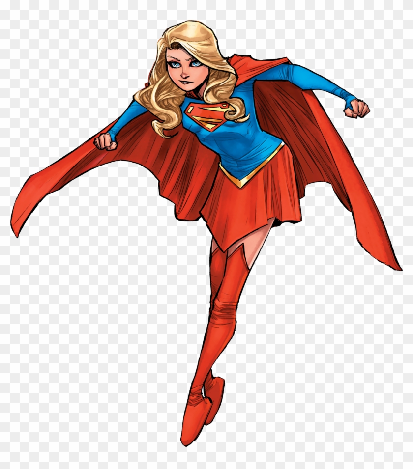 Action Supergirl Png Free Download - Supergirl Superhero Clipart Transparent Png