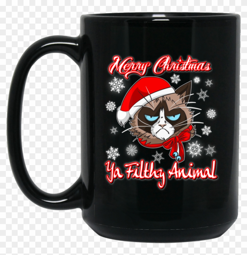 Christmas Gift Idea Funny Mug Grumpy Cat - Mug Clipart #274860