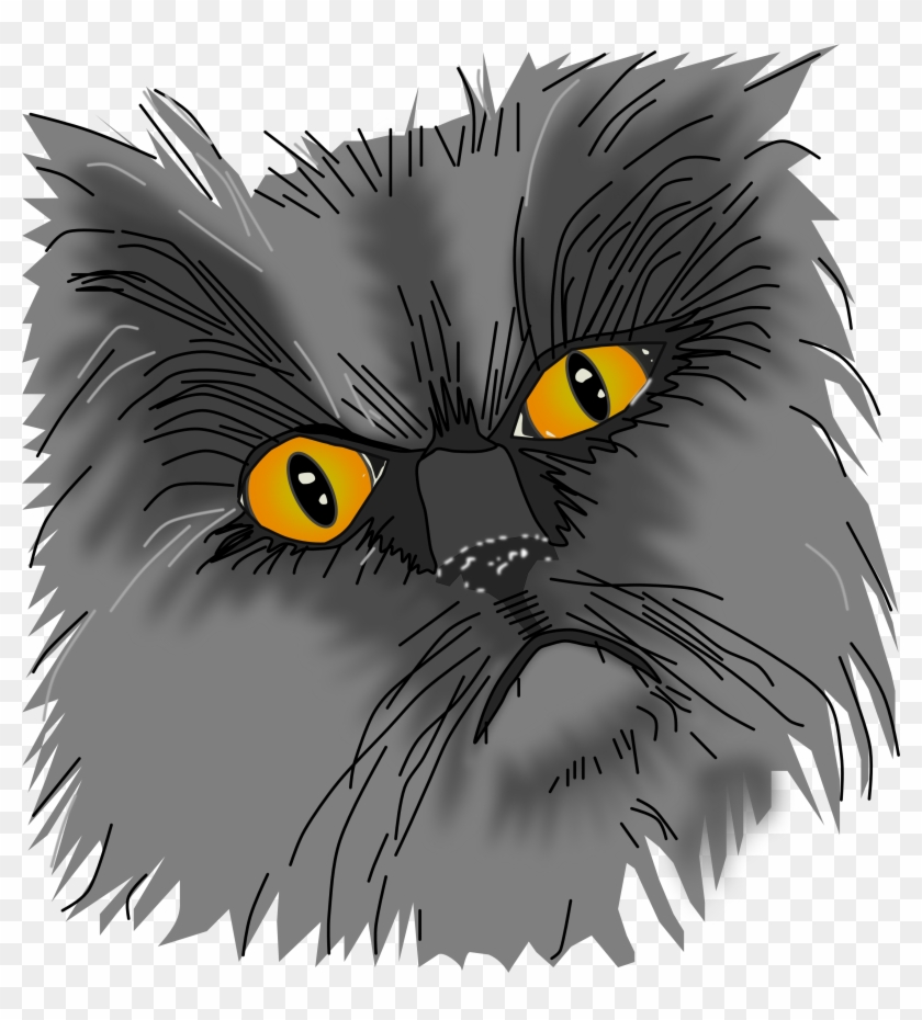 A Grumpy Cat Vector - Asian Clipart #274906