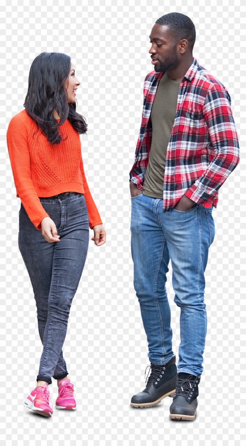 Free Download At Www - Standing People Talking Png Clipart