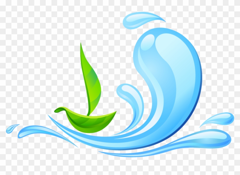 Image Black And White Stock Green Drop Clip Art Water - Graphic Design - Png Download