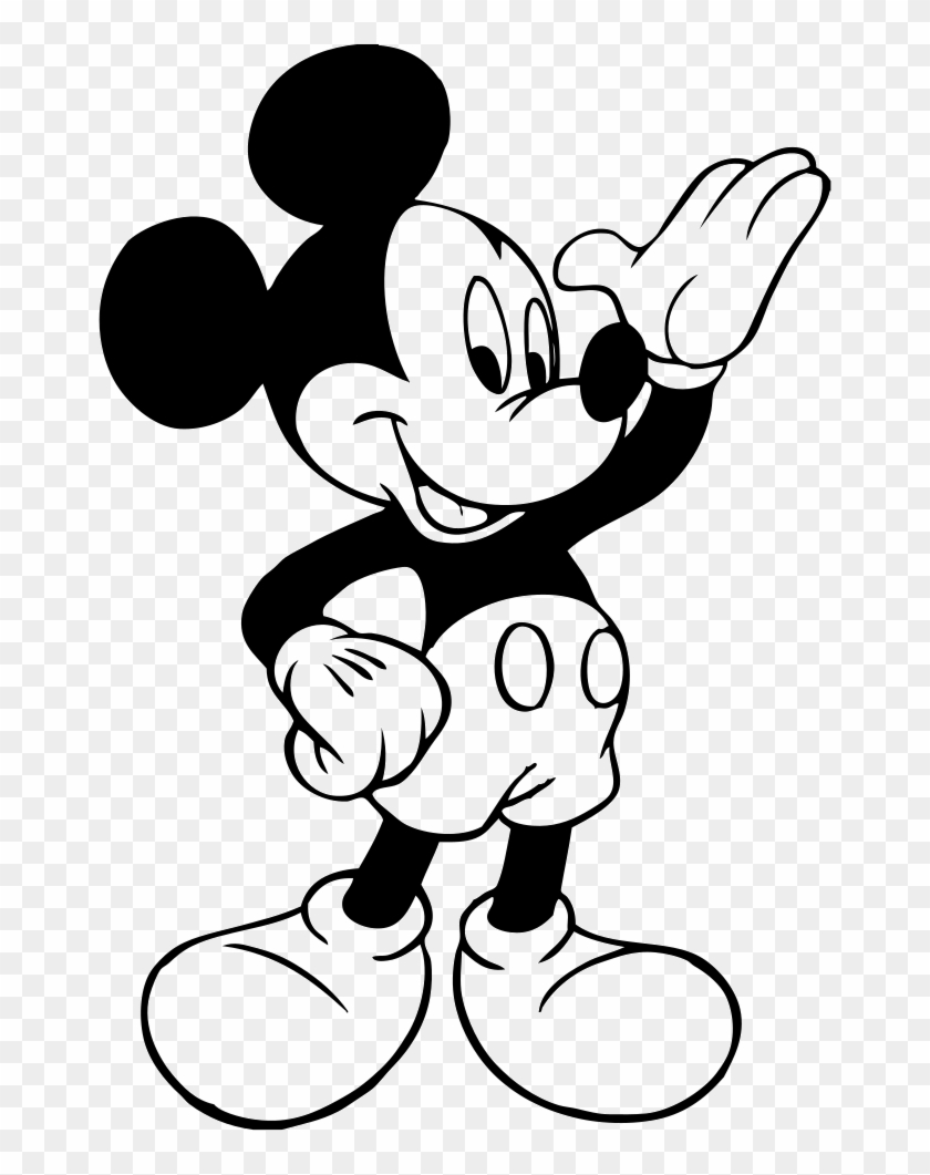 662 X 981 4 - Mickey Mouse Icon Png Clipart