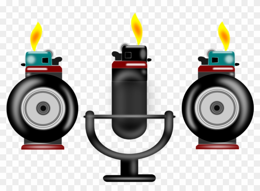Cigarette Lighter, Lighter, Cigarette, Fire, Smoke - Flame Clipart
