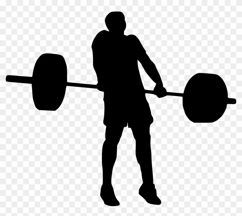 Graphic Free Library Weights Silhouette At Getdrawings - Clean And Jerk Silhouette Clipart