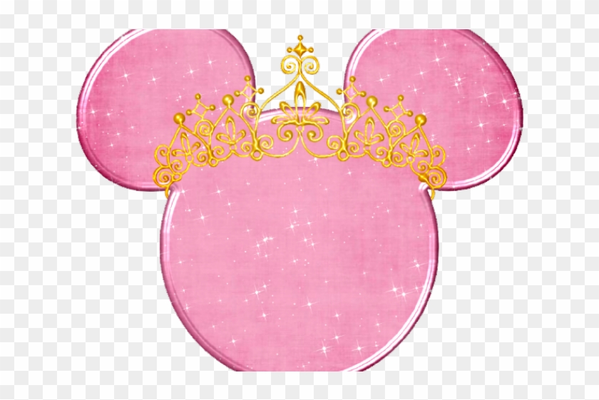 Mickey Mouse Head Png - Pink And Gold Minnie Mouse Head Clipart