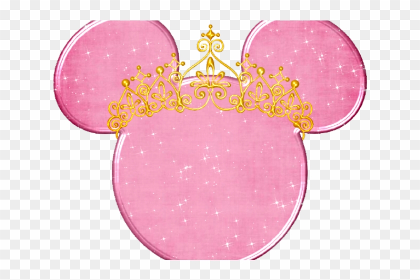 Mickey Mouse Head Png - Pink And Gold Minnie Mouse Head Clipart #275466