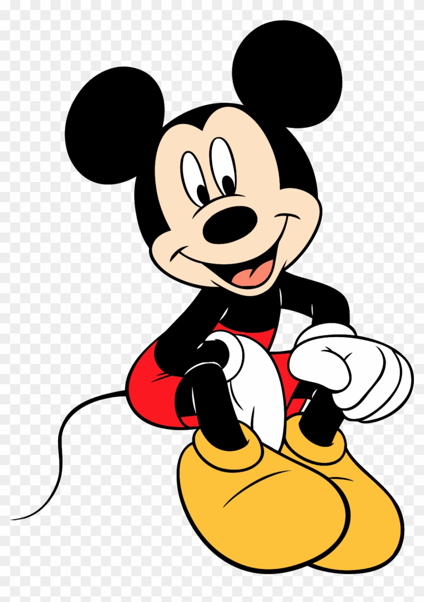 Mickey Mouse Png - Mickey Mouse Sitting Png Clipart