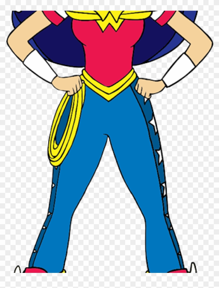 Supergirl Clipart 19 Supergirl Svg Library Download - Dc Superhero Wonder Woman - Png Download #275592