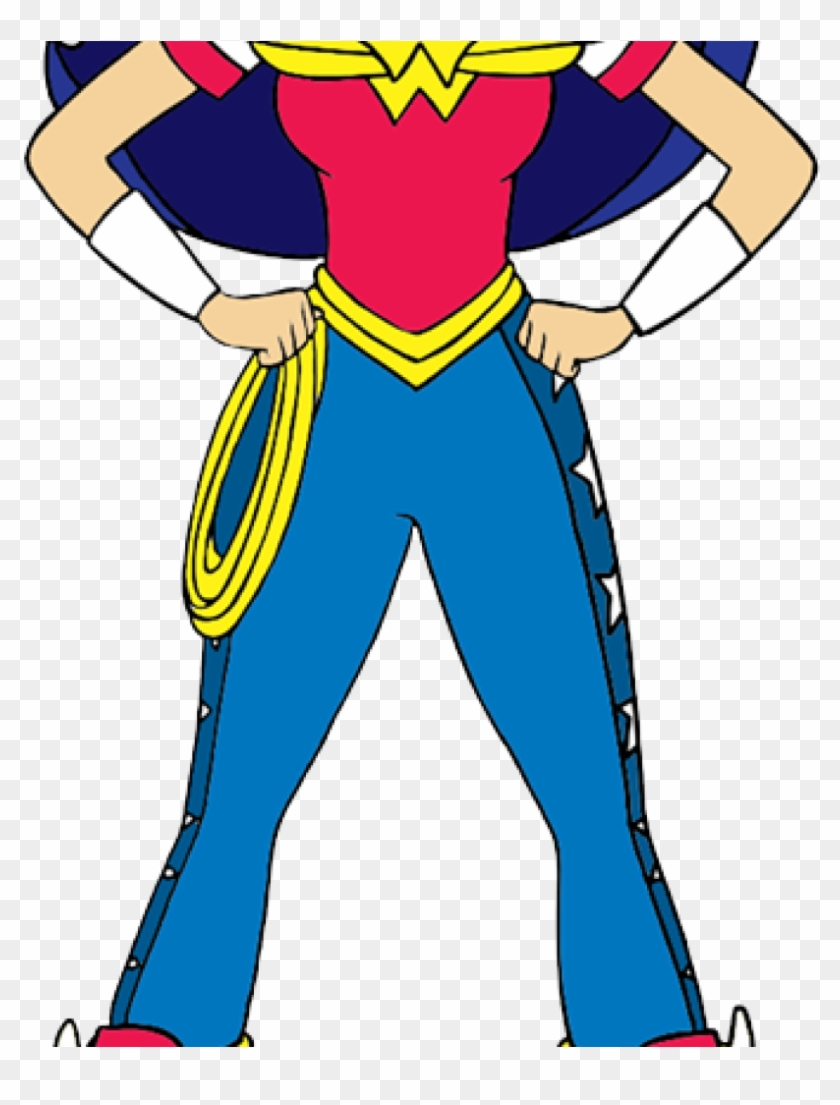 Supergirl Clipart 19 Supergirl Svg Library Download - Dc Superhero Wonder Woman - Png Download