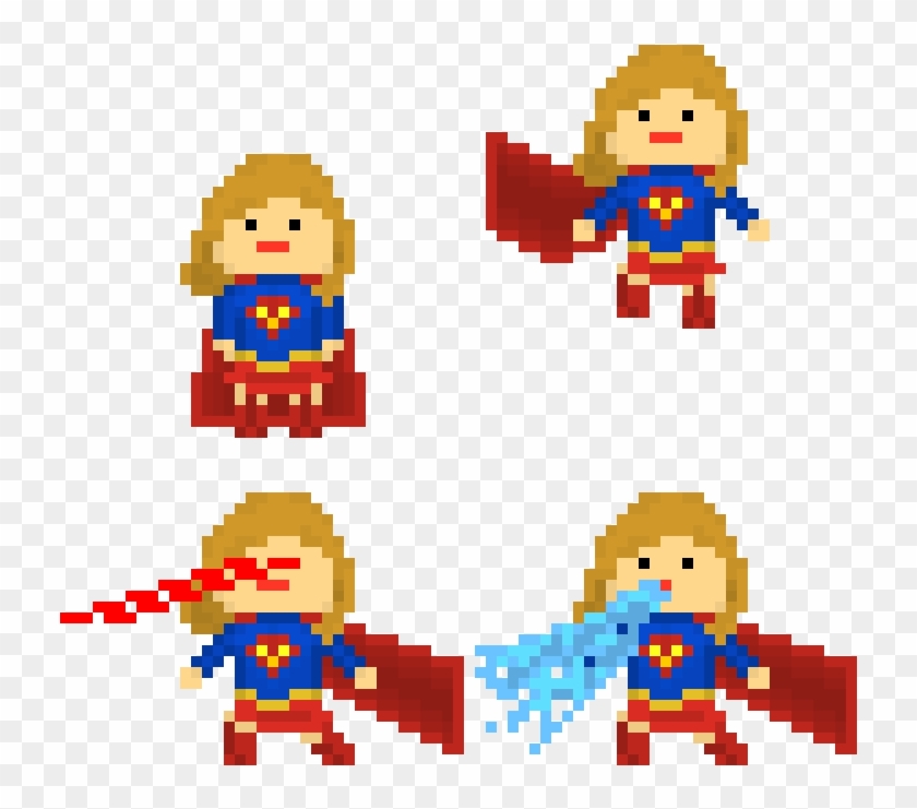 Supergirl - Cartoon Clipart