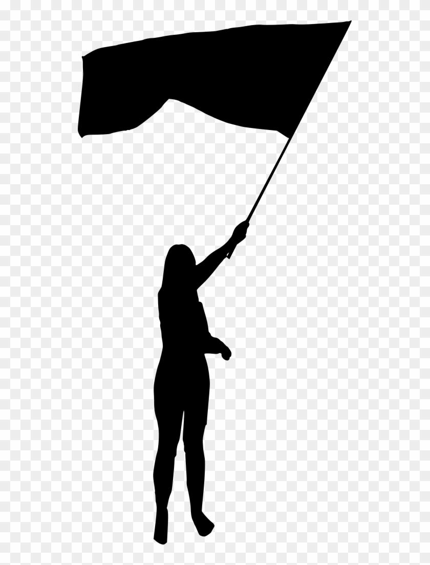 Png File Size - Flag Silhouette Png Clipart #275635