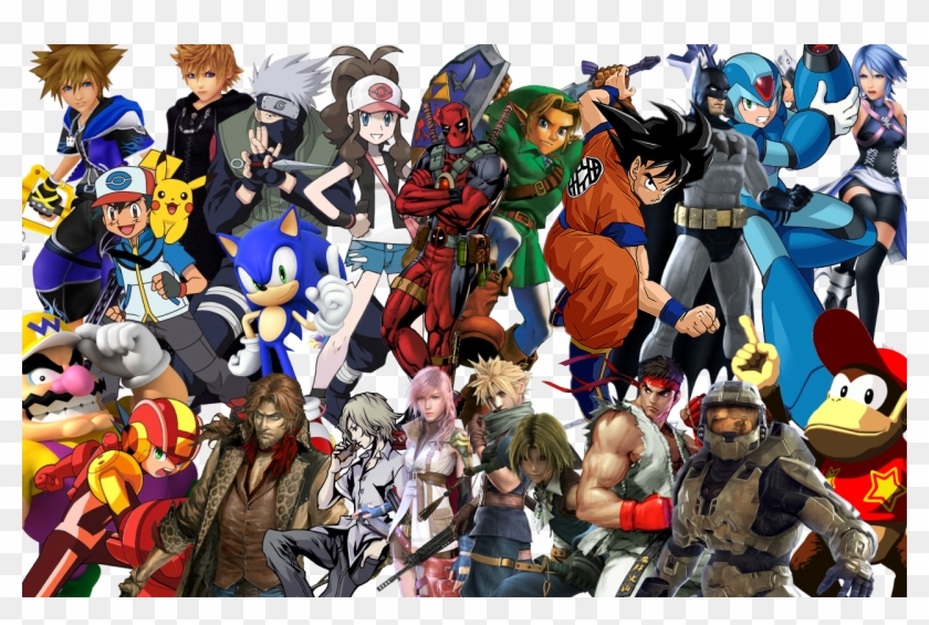 Video Game Backgrounds - 4k Wallpapers Mashup Of Games Clipart