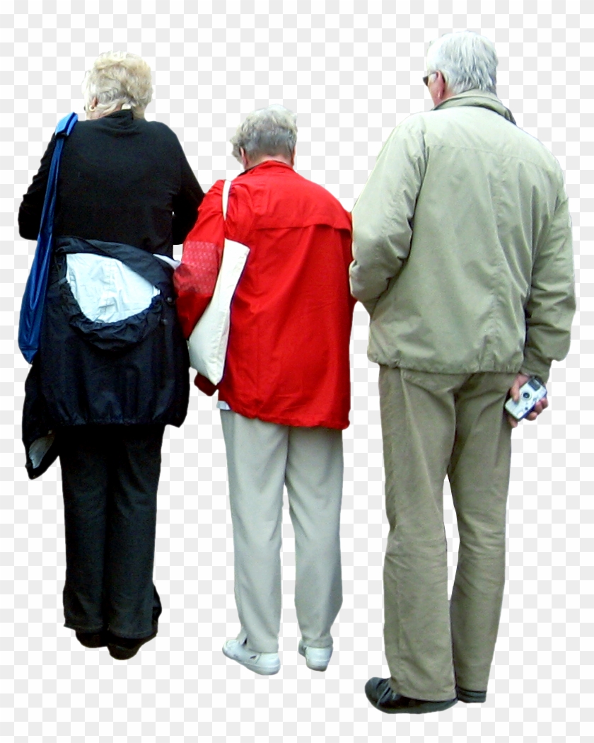 Group Of People Png Back View - Back Group People Png Clipart