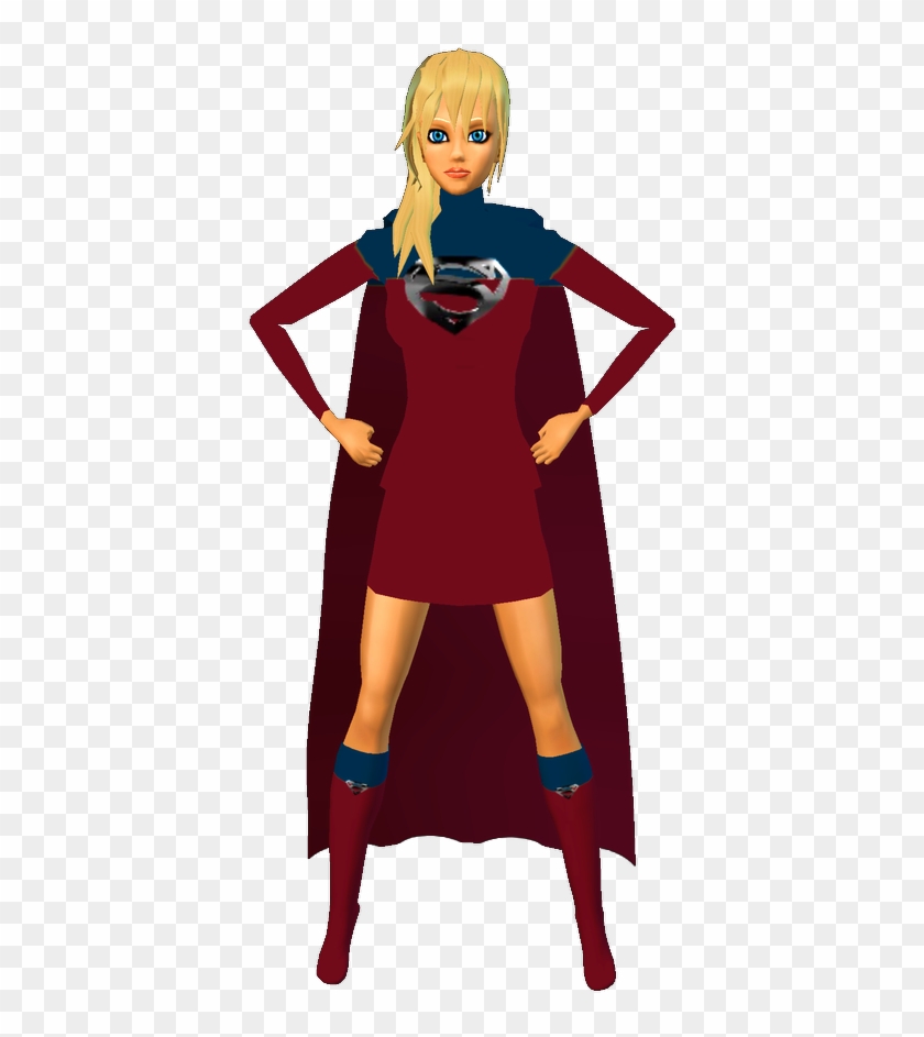 Supergirl Redblu Skirt - Superwoman Png Clipart #275750