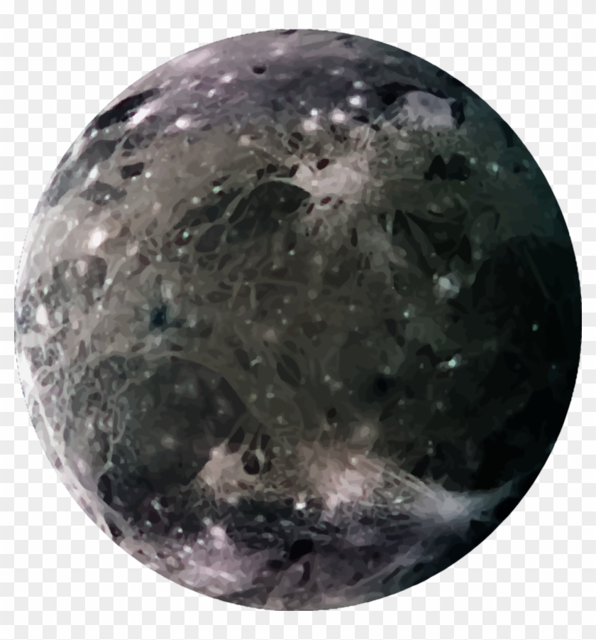 Ganymede Natural Satellite Moons Of Jupiter Galilean Clipart